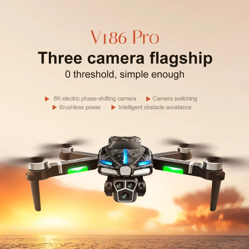 Drone Aerial Photography - Nowy V186 Pro Drone Profesjonalny silnik