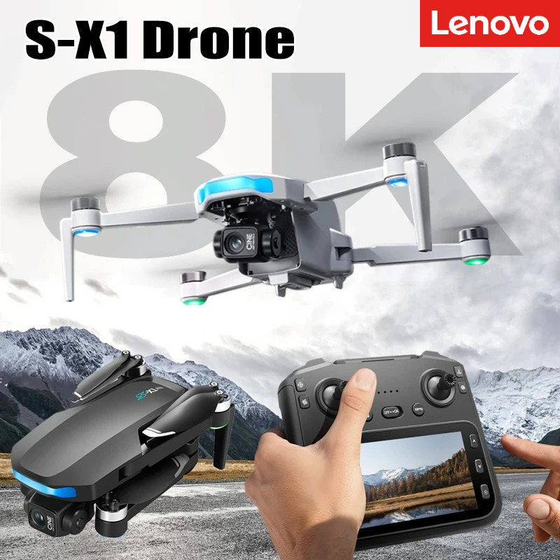 Drone Multispectral - Dron Lenovo S-X1 8K HD Profesjonalny