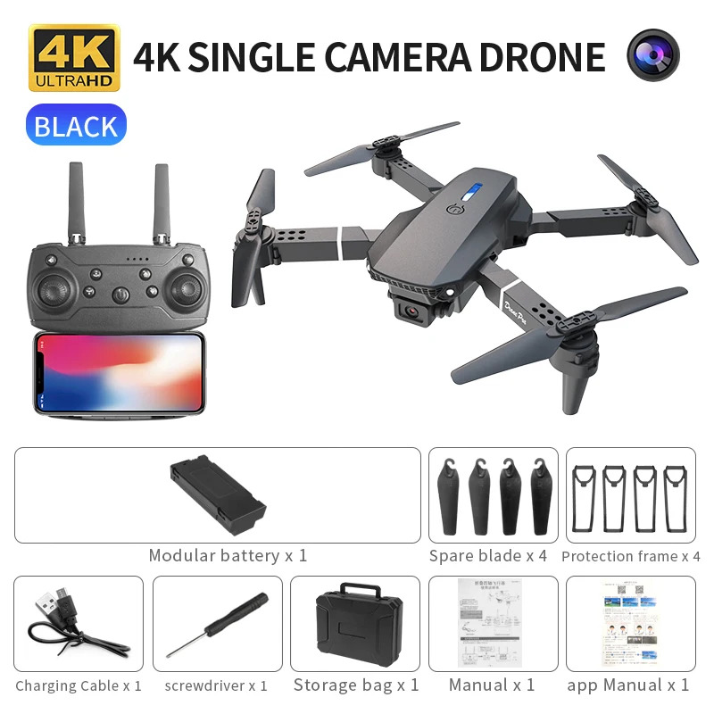 Drone Aerial Photography - Inteligentny składany dron E88 Pro z