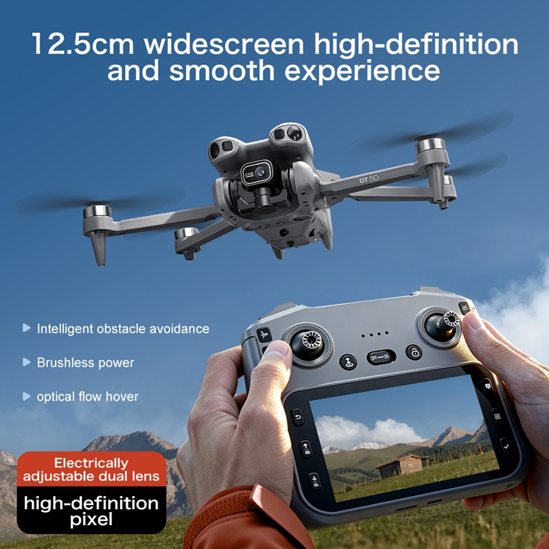 Mini Dron GT50 z Podwójną Kame – Drone Surveying recenzja i cena