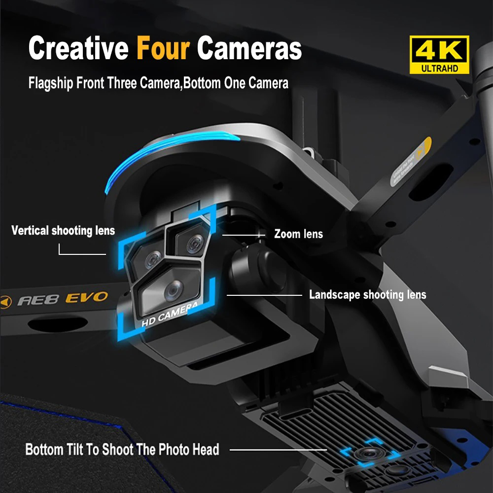 Dron AE8 EVO GPS 8K Profesjona – Drone Multispectral recenzja i cena